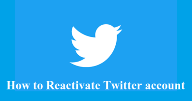 How to reactivate your Twitter account